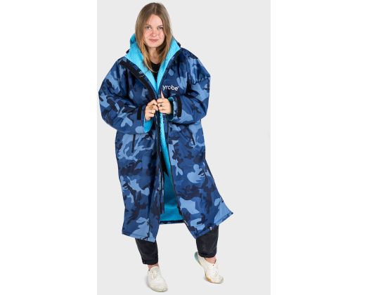 Dryrobe Long Sleeve Blue Camo/ Blue - Mangata Sport -  Swim Bike Run Triathlon