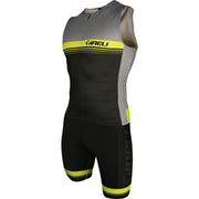 Yellow Tri Top Men's - Mangata Sport - Tineli Swim Bike Run Triathlon