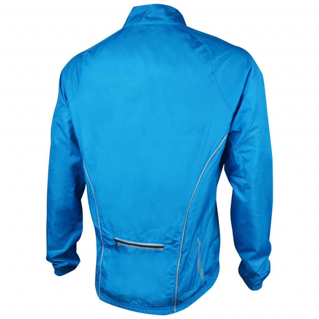 Blue Windbreaker Jacket - Mangata Sport - Tineli Swim Bike Run Triathlon