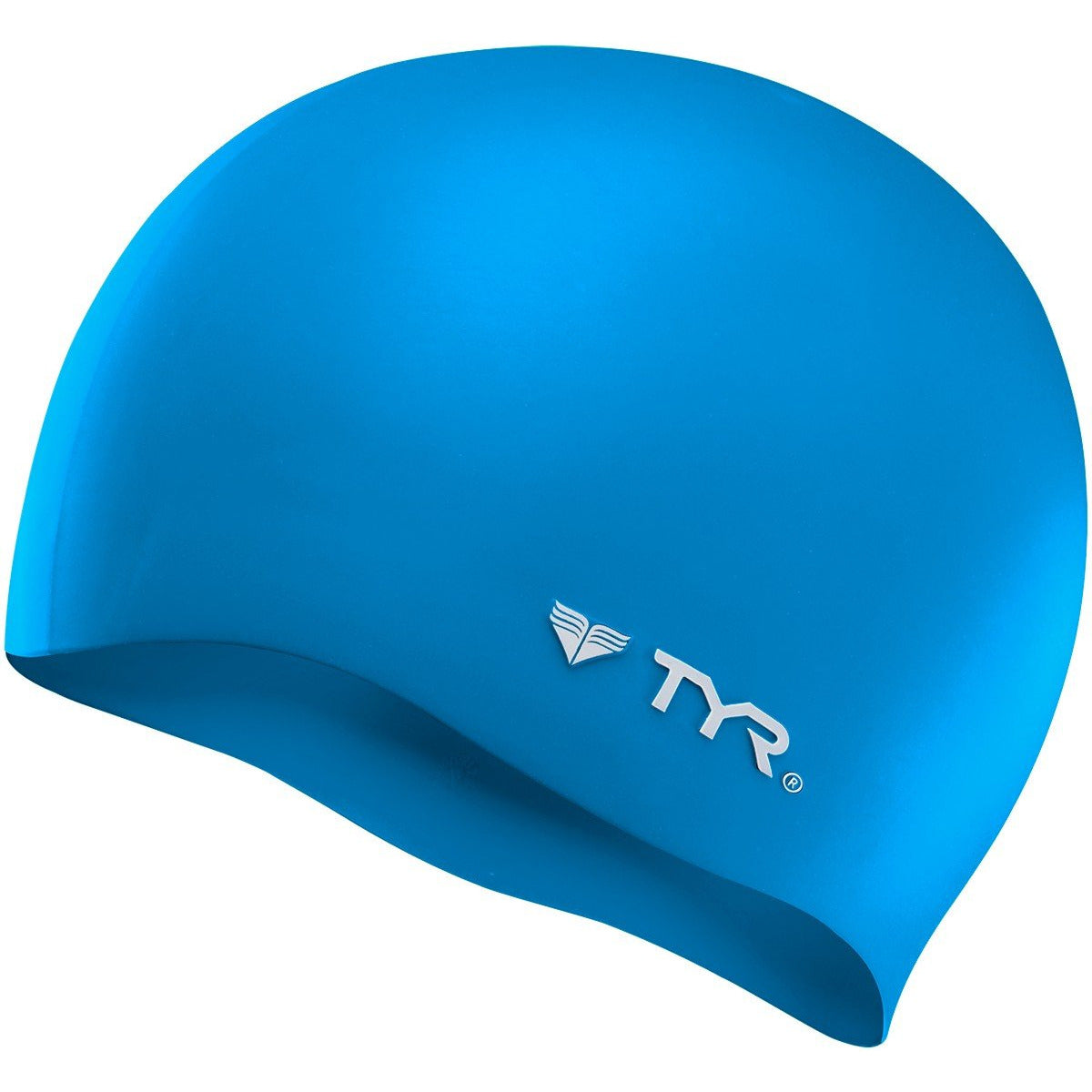 TYR Blue Wrinkle Free Silicone Cap - Mangata Sport - TYR Swim Bike Run Triathlon