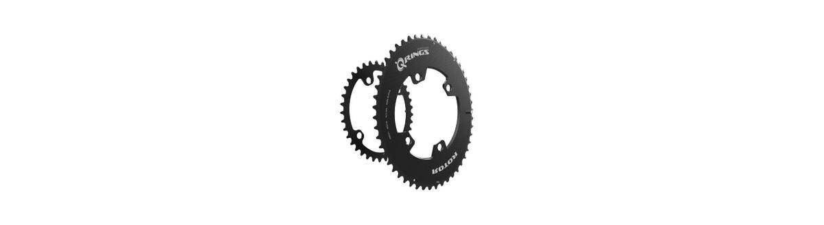 Rotor Chainrings Q Rings 107x4 For SRAM AXS Cranks - Mangata Sport - Rotor Swim Bike Run Triathlon