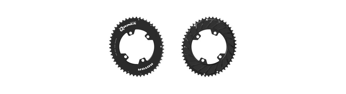 Rotor Chainrings Q Rings 107x4 For SRAM AXS Cranks - Mangata Sport - Rotor Swim Bike Run Triathlon