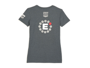 Enduro T-Shirt Womens Gray Heather - Mangata Sport - Enduro Swim Bike Run Triathlon